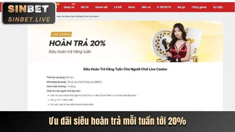 Khuyến mãi lucky 8 chính thức